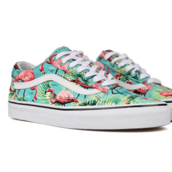 Vans Shoes - Vans Van Doren Old Skool Flamingo Sneakers Sz 8.5